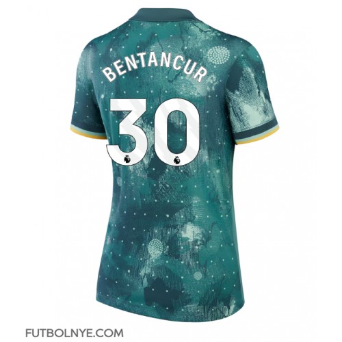 Camiseta Tottenham Hotspur Rodrigo Bentancur #30 Tercera Equipación para mujer 2024-25 manga corta